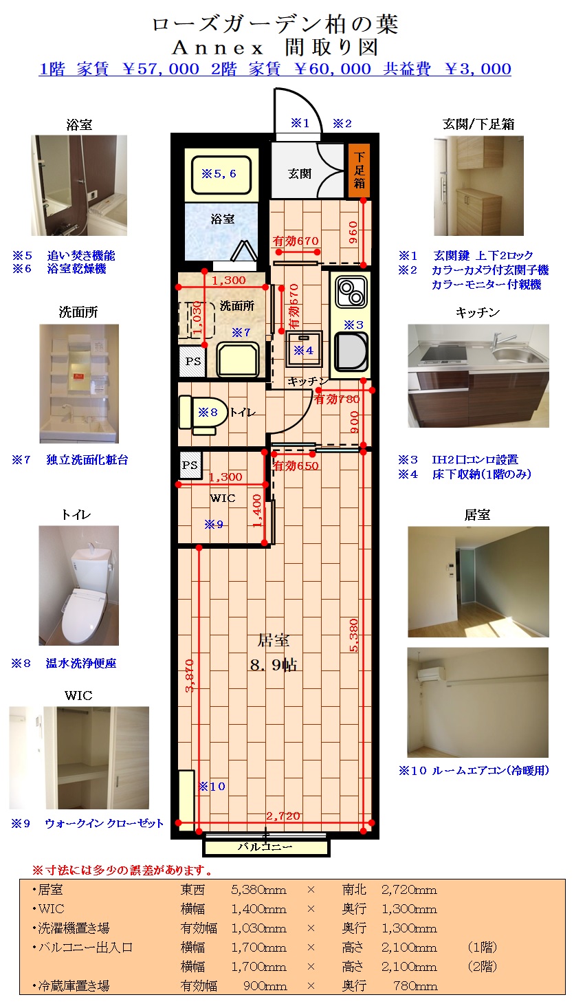 ローズガーデンＡｎｎｅｘ　間取り